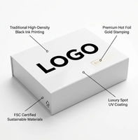 Kotak Hadiah Magnetik Putih Logo Kustom Pabrik Ramah Lingkungan Kotak Karton Lipat Kaku Grosir Kotak Presentasi Mewah