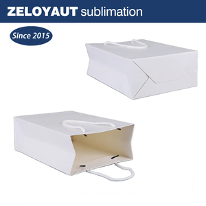 Giấy Tote Túi thăng hoa khoảng trống tái sử dụng Túi mua sắm sinh thái thân thiện tùy chỉnh với logo cá nhân cho phụ nữ - Product Image 4