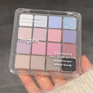 Nueva <span class=keywords><strong>Paleta</strong></span> <span class=keywords><strong>de</strong></span> Sombras <span class=keywords><strong>de</strong></span> Ojos en Tonos Rosa y Marrón, Sombras <span class=keywords><strong>de</strong></span> Ojos Azules Satinadas Luminosas, <span class=keywords><strong>Paleta</strong></span> <span class=keywords><strong>de</strong></span> Rubores Mate Perlados con Lentejuelas - Product Image 1