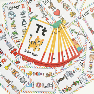 การ์ดคำศัพท์เสียงพยัญชนะสำหรับเด็กก่อนวัยเรียนและอนุบาล ยี่ห้อ YARI ช่วยเสริมสร้างทักษะการเรียนรู้ ปลอดภัยและทนทาน เหมาะสำหรับเด็กอายุ 2-6 ปี - Product Image 3