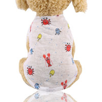 Fournitures pour animaux de compagnie bon marché vente en gros vêtements pour animaux de compagnie gilet d'été mince et respirant pour chiens et chats pour petits chiens