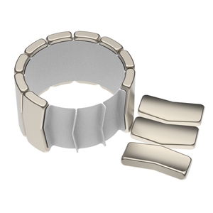 Siêu Mạnh Mẽ N35sh Arc Gạch Phân Khúc Fan Cong Nam Châm Với Halbach Neodymium Vĩnh Viễn Vật Liệu Từ Tính Máy Phát Điện Động Cơ Bán - Product Image 1