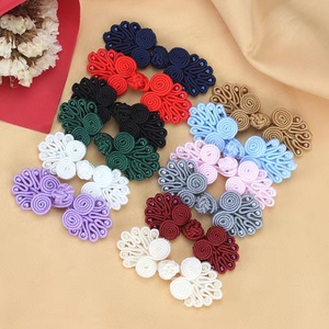 Hete Verkopende Kleurrijke Chinese Knoop Kikker Sluiting Knopen Chinese Stof Knopen - Product Image 1