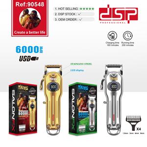 Cortadora de Pelo Profesional DSP con Pantalla LCD, Cuchilla de Acero Inoxidable, Cuerpo de Aleación de Aluminio, Carga USB - Product Image 3
