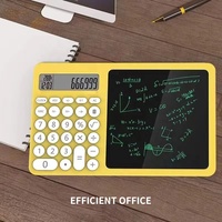Calculatrice graphique électronique portable bloc-notes à chiffres scientifiques avec tablette d'écriture LCD fournitures d'art numérique pour le bureau