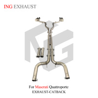 Sistema de Escape Catback con Válvula de Silenciador de Acero Inoxidable 304 ING para Maserati Quattroporte 3.8T V8 2013-2024, Piezas de Auto de Alta Calidad