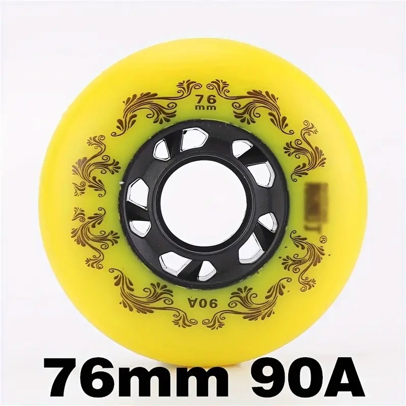 Jaune Diamètre 2.99 pouces (à l'exclusion des roulements) 1pcs