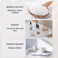 OEM/ODM Mousse Liquide Parfum de Rose Relaxant et Apaisant Nettoyant pour le Corps Huile Essentielle Sel de Bain Bain Moussant