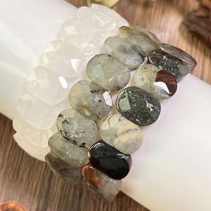Natural Stone <b>Bracelet</b> Colorful Glass Beaded Energy Healing Exclusive Laser Engraved Logo Maintenance Tips Card - Product Image 3