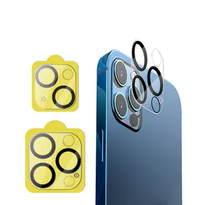 Защита экрана для объектива камеры iPhone 13 лучшая цена 9H закаленное стекло Япония + AB Клей