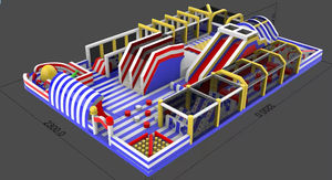 Grand château gonflable de haute qualité pour enfants Centre de jeux de divertissement interactif avec trampoline d'eau <span class=keywords><strong>à</strong></span> <span class=keywords><strong>vendre</strong></span> - Product Image 6