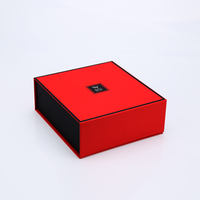 Caja Magnética con Logotipo Impreso Personalizado, Caja Cuadrada de Cartón para Regalos de Cumpleaños, Tapa Magnética con Cierre Abatible, Caja de Regalo con Laminación