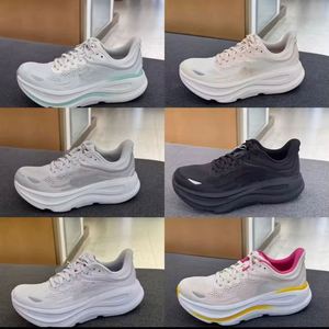 Chaussures de course sportives pour hommes Hoka Bondi 9 en promotion – Baskets antidérapantes, respirantes et confortables, rehaussantes - Product Image 6