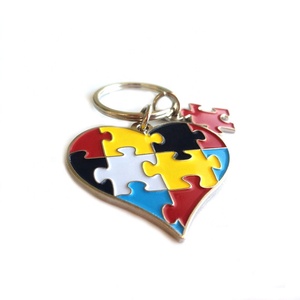 Pièces de <span class=keywords><strong>puzzle</strong></span> personnalisées <span class=keywords><strong>porte</strong></span>-clés de sensibilisation à l'autisme <span class=keywords><strong>porte</strong></span>-clés produits <span class=keywords><strong>porte</strong></span>-clés en métal vente en gros Offre Spéciale - Product Image 2