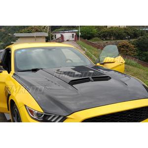 Cubierta de Motor con Aspecto de Fibra de Carbono Real para Ford Mustang 2015-2017, Kit de Carrocería, Accesorios para Auto, Pieza de Modificación - Product Image 3
