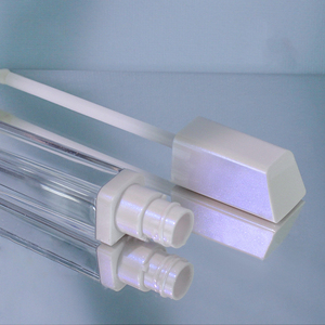 Irisé bleu carré Tube brillant à lèvres 7ml brillant conteneur Transparent brillant à lèvres baguette Tubes pour cosmétiques - Product Image 5
