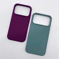 Coques de téléphone en silicone liquide en gros, personnalisables avec logo, plusieurs couleurs, pour iPhone 17 Pro Max avec aimant N52