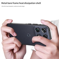 Étui de protection en métal de luxe pour Motorola Edge 70 / X70 Air, cadre en aluminium, coque de protection