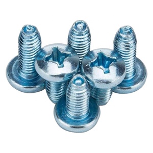 OEM acero al carbono azul Zinc autoblocante tornillo autorroscante M3M4M5M6 cabeza plana rosca Triangular endurecido Cruz empotrada métrica - Product Image 1