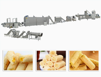 Ligne de production complète d'extrusion de rouleaux de riz, machine de soufflage à double vis pour les snacks Migima