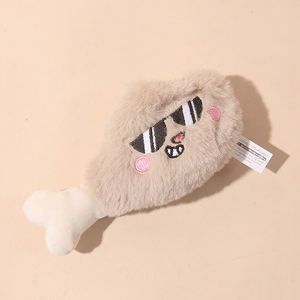 थोक नए डिजाइन टिकाऊ च्यू खिलौने भरे हुए प्लश पालतू जानवर कुत्ते के लिए खिलौना चिकन पैर खिलौना - Product Image 6