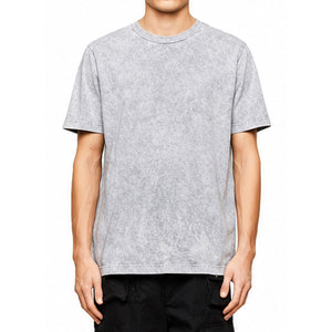 Camisetas de Algodón para Hombre con Lavado Ácido, Calidad Premium, OEM, Precio Bajo al por Mayor, Estilo Casual, Lisas, Oversize, Cuello Redondo - Product Image 2
