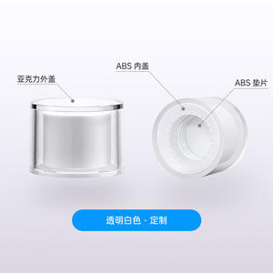 Kunden spezifische Hals größe 24mm Luxus Acryl ABS Deckel Flaschen deckel 24/410 Kosmetik Kunststoff deckel Lotion Hautpflege Flasche Schraub verschluss - Product Image 4