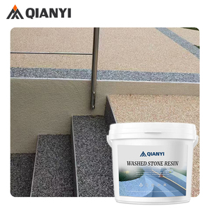 Piso de estacionamiento para automóviles de protección ambiental, hormigón estampado, piedra lavada, resina, piedra lavada con resina - Product Image 2
