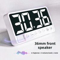 Minuteur LED grand écran avec affichage extra-large, en ABS, mouvement électronique, pour cuisine, réunions, études, fitness, gestion du temps