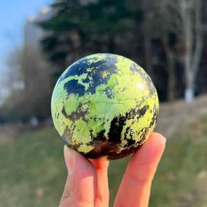 Esferas de Ópalo Verde Natural al por Mayor, Bolas de Cristal Curativas Talladas a Mano para Regalo y Decoración del Hogar, Adornos de Piedras Preciosas de Moda - Product Image 5