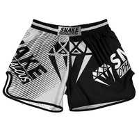 Shorts de boxe thaïlandaise MMA Arts Martiaux Extensibles Sublimation 100% Polyester Tenue d'entraînement sportif Fabriqué en Chine En stock Vente en gros