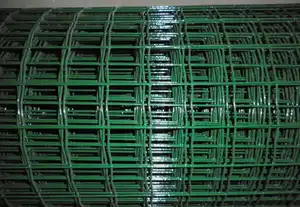 Welded Wire Mesh Importer Green PVC Coated Welded Wire Mesh Poultry Fencing Protection Netting