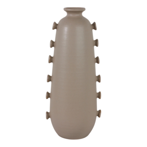 Ceramic Decorative Flower <b>Vase</b> With Side Detailing <b>Small</b> Size For Home Living Room Bedroom Office Decor - Product Image 1
