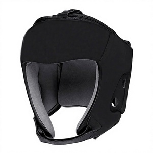 Protector de cabeza táctico ajustable de cuero con protector ocular abatible para niños y adultos, accesorios para deportes de esquí - Product Image 3