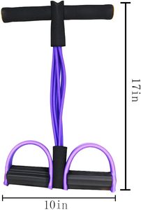 Corde de tension multifonctionnelle 6 tubes élastique pour pédale de yoga Bande de résistance Caoutchouc naturel Eco-friendly <span class=keywords><strong>Fitness</strong></span> - Product Image 5