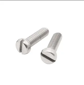 DIN84 Slotted Round/Cheese Head Machine Screw