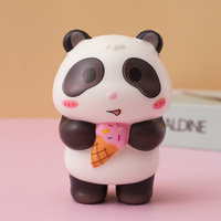 Nouveau jouet anti-stress en PU souple à rebond lent, en forme de panda, adorable ornement de bureau, cadeaux de bienvenue pour le bureau, vente en gros