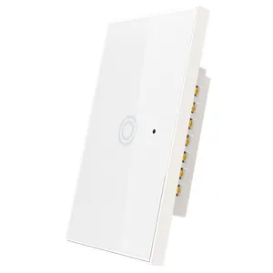 Hands free voice control 1gang US light switch home automation lighting schedule wifi smart switch