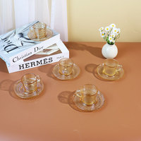 Tasse en verre, tasse à café, tasse à boisson, tasse pour la vie quotidienne, tasse cadeau d'affaires, assiette en verre, bol en verre, hôtellerie, restauration, voyage