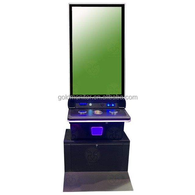 USA Hot Sale 43'' Vertical Arcade Game Cabinet Push Buttons Acceptor Space Metal Juegos Tragamonedas Twin Spin Skill Game