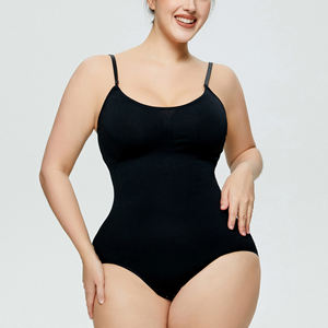 Oem 2024 <span class=keywords><strong>Noir</strong></span> Logo Personnalisé Sexy Minceur Vente en Gros Shapewear Débardeur Dos Nu <span class=keywords><strong>Push</strong></span> <span class=keywords><strong>Up</strong></span> Tummy Control Shapewear - Product Image 2