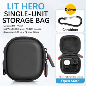 Étui de rangement rigide pour <span class=keywords><strong>Hero</strong></span> Lite, boîte de protection <span class=keywords><strong>étanche</strong></span>, sac de transport portable pour vlog, accessoires pour caméra <span class=keywords><strong>GoPro</strong></span> <span class=keywords><strong>Hero</strong></span> Lite - Product Image 2