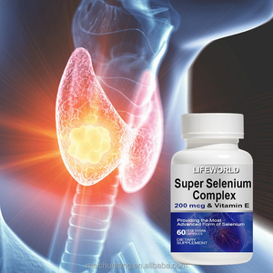 Capsules de sélénium et de méthionine, complexe de soutien de la thyroïde avec <span class=keywords><strong>vitamine</strong></span> <span class=keywords><strong>E</strong></span>, antioxydant, énergie, santé du cerveau - Product Image 1