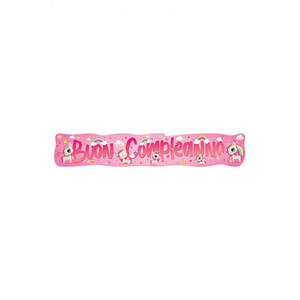 Striscione di buon compleanno unicorno L.138CMX24.5CM - Product Image 1