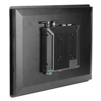 PC industriel à écran tactile capacitif Full HD 15 pouces, étanche, J1900, Windows/Linux, sans ventilateur, tablette tout-en-un