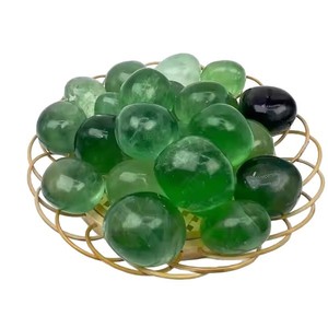 Pierre de Fluorite Verte Naturelle Polie de 10-30 mm, Pierre Roulée de Guérison Spirituelle, Vente Chaude - Product Image 5