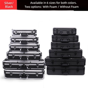 Factory Direct Sales Custom Aluminum Packaging <strong>Boxes</strong> Custom Large Heavy-Duty Aluminum <strong>Storage</strong> <strong>Briefcase</strong> Tool <strong>Storage</strong> Case - Product Image 2
