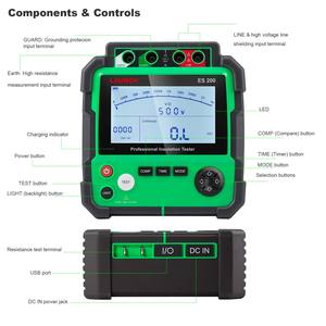 เครื่องมือทดสอบความต้านทานฉนวนแบบหลายโหมด ทดสอบแรงดันไฟฟ้าตั้งแต่ 30V–600V เพื่อการตรวจสอบระบบไฟฟ้าอย่างครอบคลุม - Product Image 5
