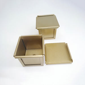 Mini Pan de aleación de aluminio con tapa, 6x6, 10x10, para hornear, con forma cuadrada - Product Image 3