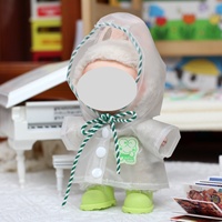 Pour Labubu Frozen poupée vêtements petit diable tenue haute énergie troisième génération en peluche matériel 1/12 échelle accessoires décoratifs